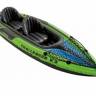 Надувная байдарка "Challenger K2" 351х76х38см, алюм.вёсла 218см, насос 68614, транс.сеть, до 180кг