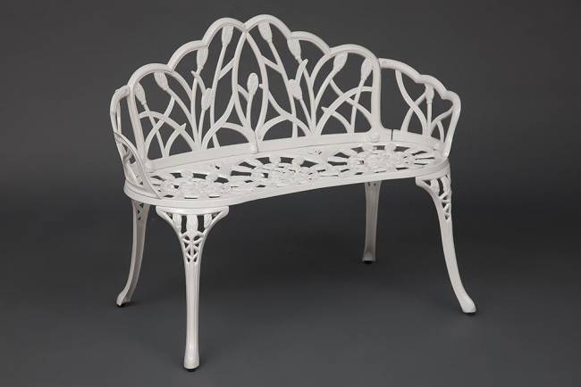 Скамья Secret de Maison Штраус/Strauss алюминиевый сплав, 99хх56х76см, античный белый butter white алюминиевый сплав Скамья Secret de Maison Штраус/Strauss алюминиевый сплав, 99хх56х76см, античный белый butter white алюминиевый сплав