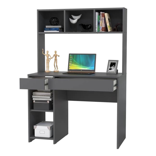 Компьютерный стол Комфорт 12.77F цвет тёмно-серый Компьютерный стол Комфорт 12.77F цвет тёмно-серый