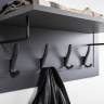 Вешалка Остин 15.12 цвет серый графит Вешалка Остин 15.12 цвет серый графит