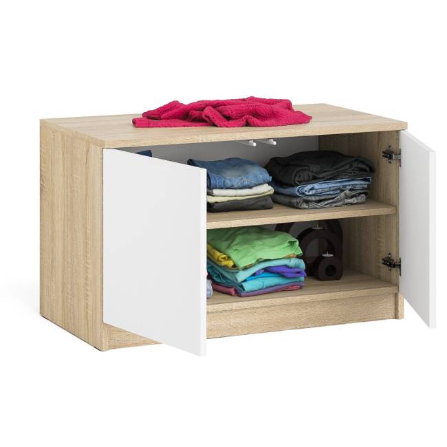 Тумба/антресоль Мори МА900.1 цвет дуб сонома/белый Тумба/антресоль Мори МА900.1 цвет дуб сонома/белый