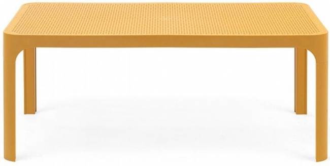 Столик пластиковый журнальный Net Table 100 горчичный 1000х600х400 мм Столик пластиковый журнальный Net Table 100 горчичный 1000х600х400 мм