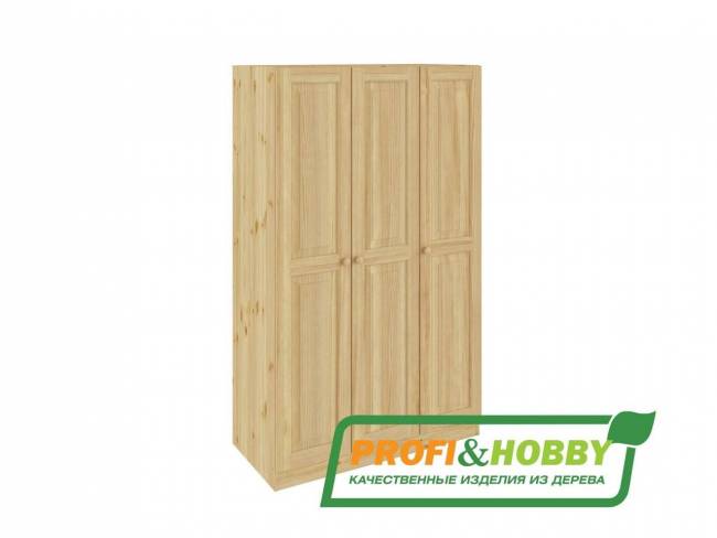 Шкаф трехдверный сосна, без покраски