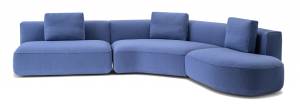 Диван мягкий угловой Jeff 4400х1000х780 мм