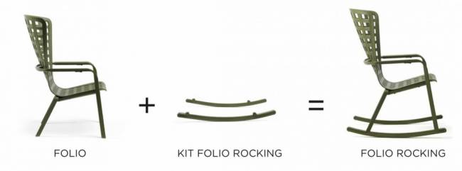 Комплект полозьев для кресла-качалки Kit Folio Rocking агава 910х97х98 мм Комплект полозьев для кресла-качалки Kit Folio Rocking агава 910х97х98 мм