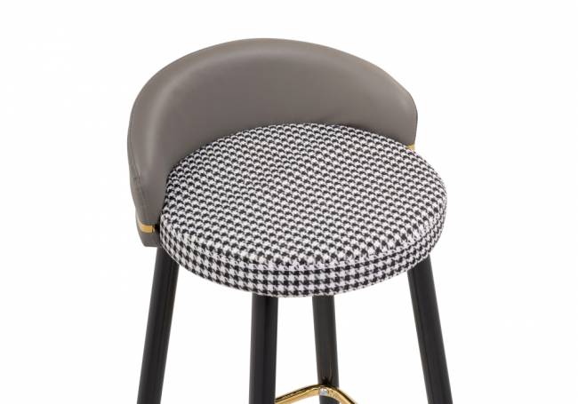 Барный стул Kardial gray / black