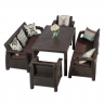 Комплект мебели YALTA BIG FAMILY SOFA 8 SET Комплект мебели YALTA BIG FAMILY SOFA 8 SET