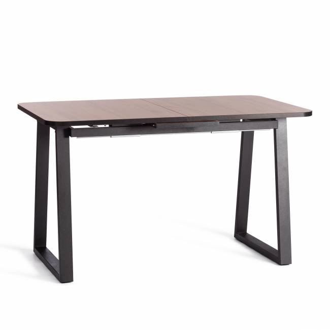 Стол MALTIDO ЛДСП/HPL/металл, 130 х 75+30 х 75 см, Дуб Вотан/чёрный Дуб Вотан/чёрный ЛДСП/HPL/металл