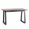 Стол MALTIDO ЛДСП/HPL/металл, 130 х 75+30 х 75 см, Дуб Вотан/чёрный Дуб Вотан/чёрный ЛДСП/HPL/металл