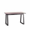 Стол MALTIDO ЛДСП/HPL/металл, 130 х 75+30 х 75 см, Дуб Вотан/чёрный Дуб Вотан/чёрный ЛДСП/HPL/металл