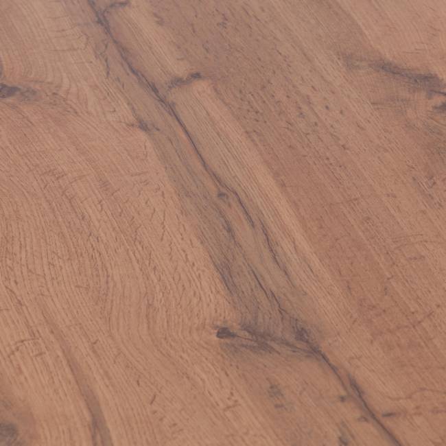 Стол MALTIDO ЛДСП/HPL/металл, 130 х 75+30 х 75 см, Дуб Вотан/чёрный Дуб Вотан/чёрный ЛДСП/HPL/металл