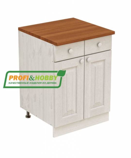 Тумба 2 двери, 2 ящика 600 х 560 х 720 сосна, без покраски Тумба 2 двери, 2 ящика 600 х 560 х 720 сосна, без покраски