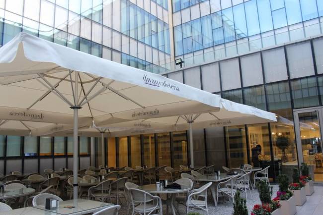 Зонт профессиональный 3х4 м Mega Telescopic 3000х4000 мм