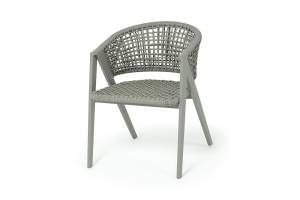 "Амстердам" плетеный стул из искусственного ротанга, цвет серый