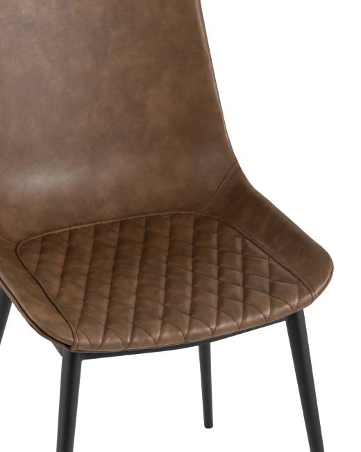 Стул TEXAS экокожа коричневый Стул TEXAS экокожа коричневый