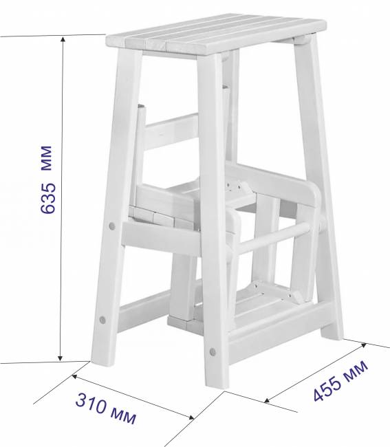 Табурет-стремянка Марк, венге Табурет-стремянка Марк, венге