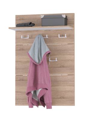 Вешалка для верхней одежды Куба Полка 10.122 цвет дуб сонома/белый премиум