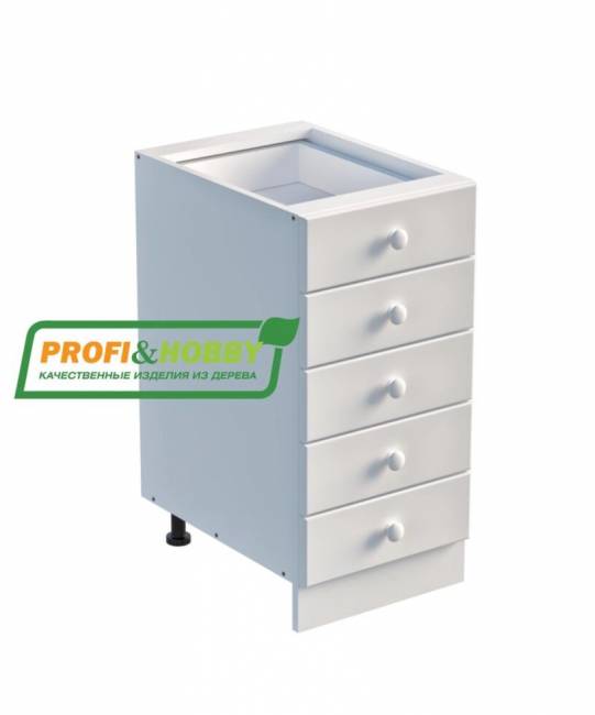 Тумба 5 ящиков 400 х 560 х 720 сосна, без покраски Тумба 5 ящиков 400 х 560 х 720 сосна, без покраски