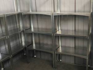 Комплект полок для металлического сарая