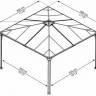 Беседка GAZEBO PALERMO 3600 Беседка GAZEBO PALERMO 3600