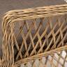 "Латте" обеденная группа плетеная, цвет соломенный