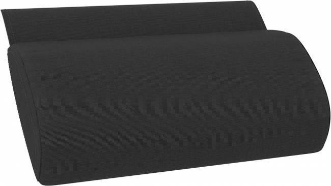 Подушка-подголовник для шезлонга Slim черный 410х230х50 мм