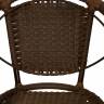 Кресло Denver (Денвер) из искусственного ротанга, орех