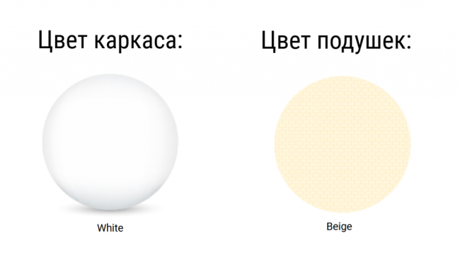 Комплект пластиковой мебели Portofino Lounge Corner белый, бежевый Комплект пластиковой мебели Portofino Lounge Corner белый, бежевый