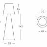 Торшер пластиковый уличный Pivot XL Lighting OUT белый Ø700х2100 мм Торшер пластиковый уличный Pivot XL Lighting OUT белый Ø700х2100 мм