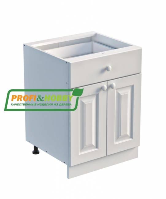 Тумба 2 двери, 1 ящик 600 х 560 х 720 сосна, без покраски Тумба 2 двери, 1 ящик 600 х 560 х 720 сосна, без покраски