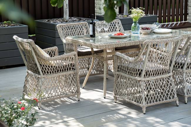 "Латте" плетеное кресло из искусственного ротанга, цвет бежевый "Латте" плетеное кресло из искусственного ротанга, цвет бежевый