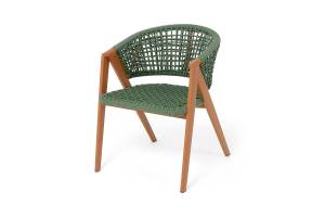 "Амстердам" плетеный стул из искусственного ротанга, цвет зеленый