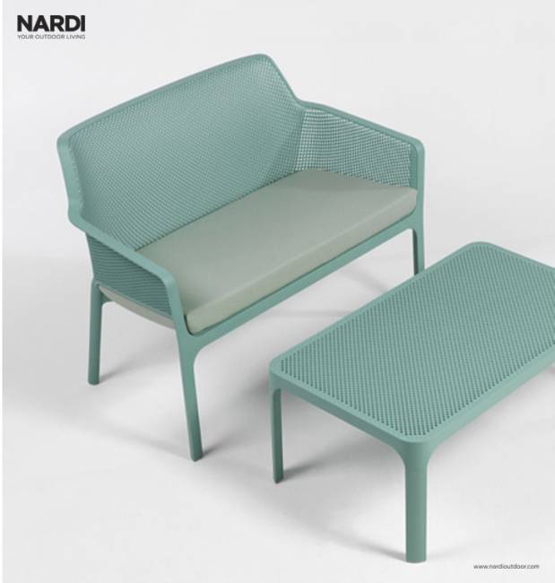 Подушка для дивана Net Bench зеленый 535х1055х70 мм