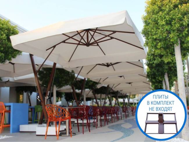 Зонт профессиональный 4х4 м Banana 4000х4000 мм Зонт профессиональный 4х4 м Banana 4000х4000 мм