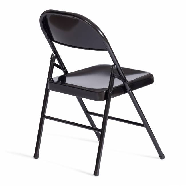 Стул складной FOLDER (mod. 3023(II)) металлический, 46,5 x 48 x 75, (Black) (Комплект из 6 шт.) черный металлический