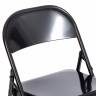 Стул складной FOLDER (mod. 3023(II)) металлический, 46,5 x 48 x 75, (Black) (Комплект из 6 шт.) черный металлический