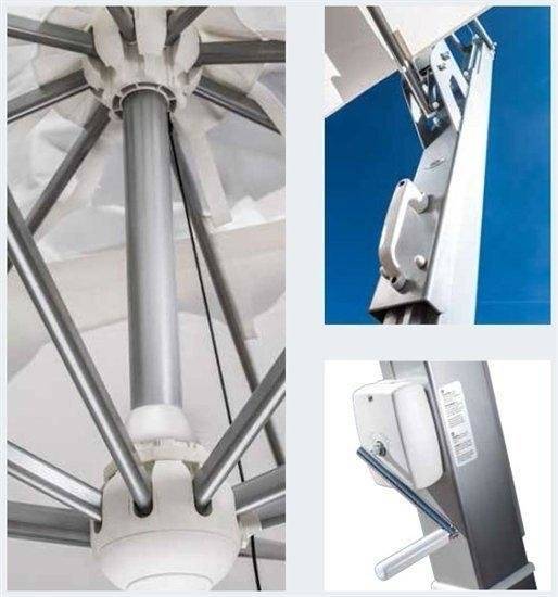 Зонт профессиональный Galileo Inox 3,5м*3,5м Зонт профессиональный Galileo Inox 3,5м*3,5м