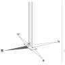 Душ солнечный Big Jolly A 300 200х185х2280 мм Душ солнечный Big Jolly A 300 200х185х2280 мм