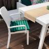 Стул B:rattan ИНДИАНА / INDIANA с подлокотниками, белый