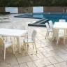 Стул B:rattan ИНДИАНА / INDIANA с подлокотниками, белый