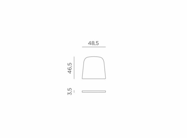 Подушка для кресла Net розовый 460х485х35 мм Подушка для кресла Net розовый 460х485х35 мм