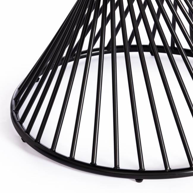 Стол Бертоя/Bertoia (мод.GT21) металл/стекло 8мм, черный, 110х110х75см Black (черный) металл/стекло (8мм) Стол Бертоя/Bertoia (мод.GT21) металл/стекло 8мм, черный, 110х110х75см Black (черный) металл/стекло (8мм)