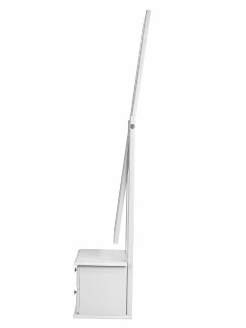 Зеркало с тумбой Селена белый 151 см х 46 см