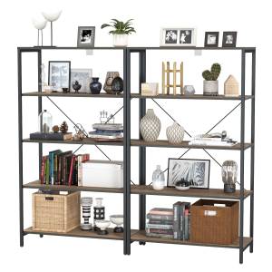 Два открытых стеллажа Трувор цвет дуб гранж песочный/интра Два открытых стеллажа Трувор цвет дуб гранж песочный/интра