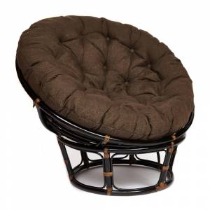 Кресло PAPASAN/ПАПАСАН 23/01 W /с подушкой/ диаметр подушки 125 см, 115х101х104 см, Antique brown (античный черно-коричневый), ткань Коричневый, Antique brown (античный черно-коричневый) Кресло PAPASAN/ПАПАСАН 23/01 W /с подушкой/ диаметр подушки 125 см, 115х101х104 см, Antique brown (античный черно-коричневый), ткань Коричневый, Antique brown (античный черно-коричневый)