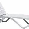 Шезлонг-лежак пластиковый Tropico белый 1700-1945х690х910 мм Шезлонг-лежак пластиковый Tropico белый 1700-1945х690х910 мм