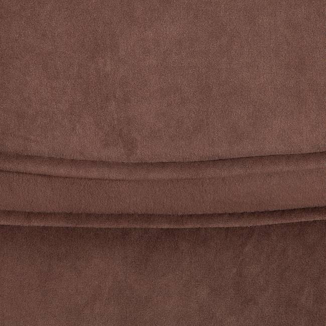 Кресло BERGAMO хром (22) флок , коричневый, 6 коричневый флок Кресло BERGAMO хром (22) флок , коричневый, 6 коричневый флок