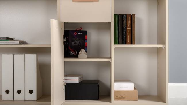 Стол-трансформер письменный Лайт 03.245F цвет сатин/дуб эндгрейн элегантный