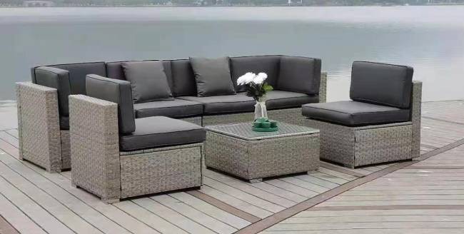 Комплект YR822C Grey с серыми подушками Комплект YR822C Grey с серыми подушками