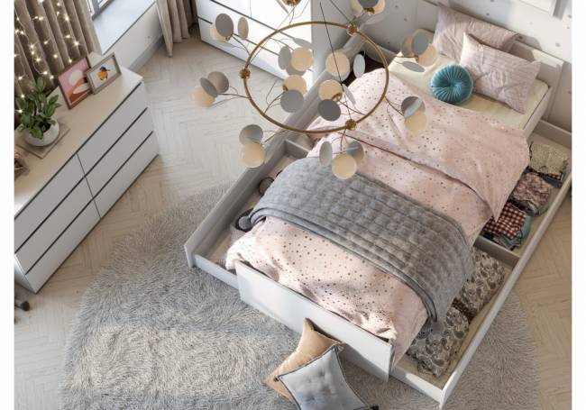 Валенсия белый текстурный